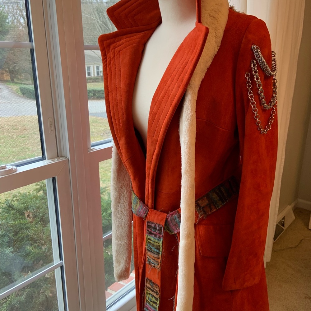 Steampunk One of A Kind Suede Coat
